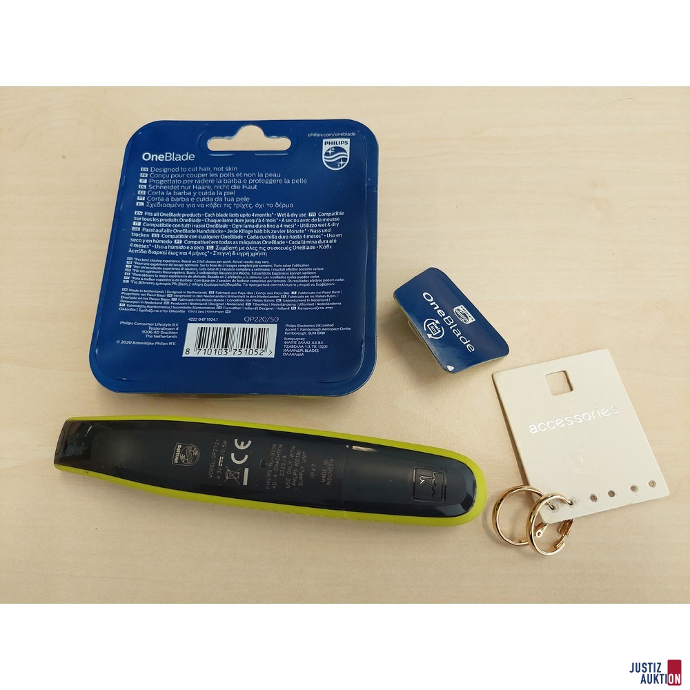 1 Herrenrasierer der Marke Philips QP2721 u.a.