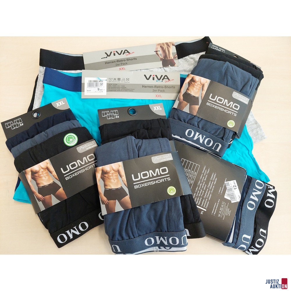 2 x 2er Packungen Herren Retro Shorts der Marke ViVA