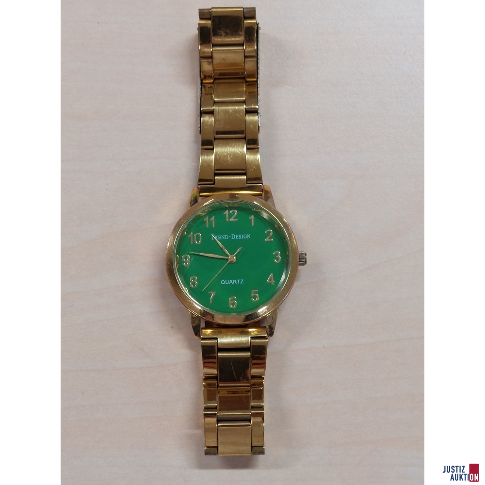 Damenarmbanduhr Trend-Design Quarz funktionst&uuml;chtig&comma; ohne Gew&auml;hr auf Dauerfunktion