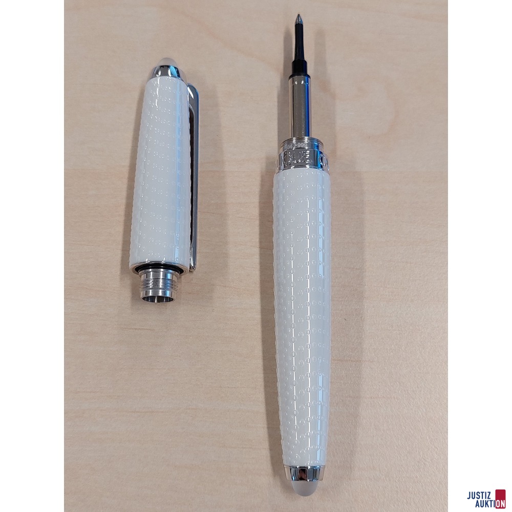 Caran d&DiacriticalAcute;Ache Lalique Kristallstift - Rollpen limitiert