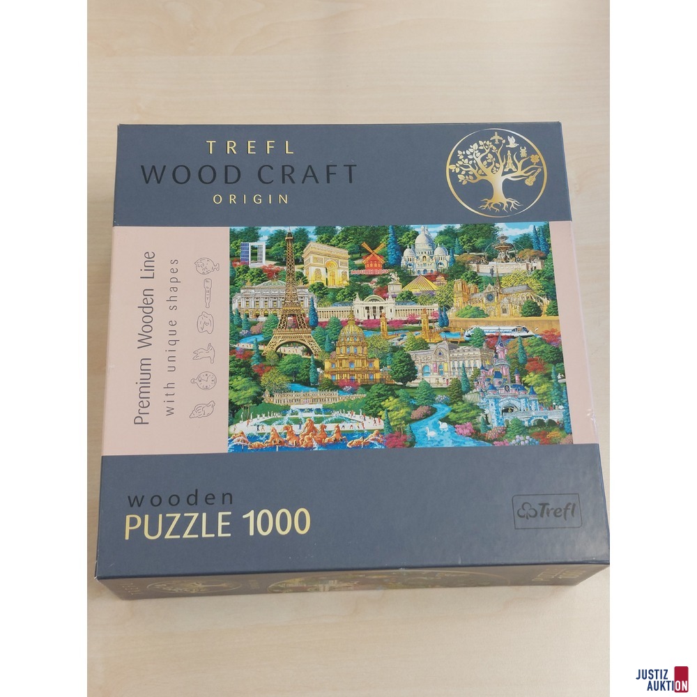 Trefl Wood Craft Puzzle Frankreich 1000 Teile