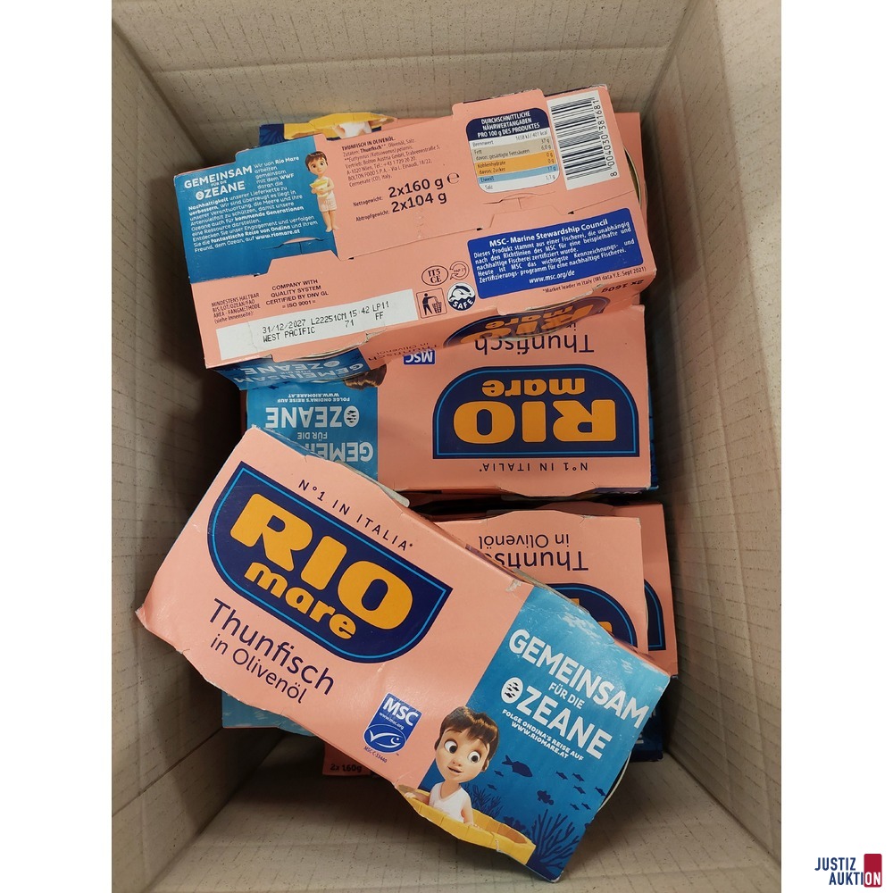 16 x 2er Packungen Rio Mare Thunfisch in Olivenöl 2 x 160g