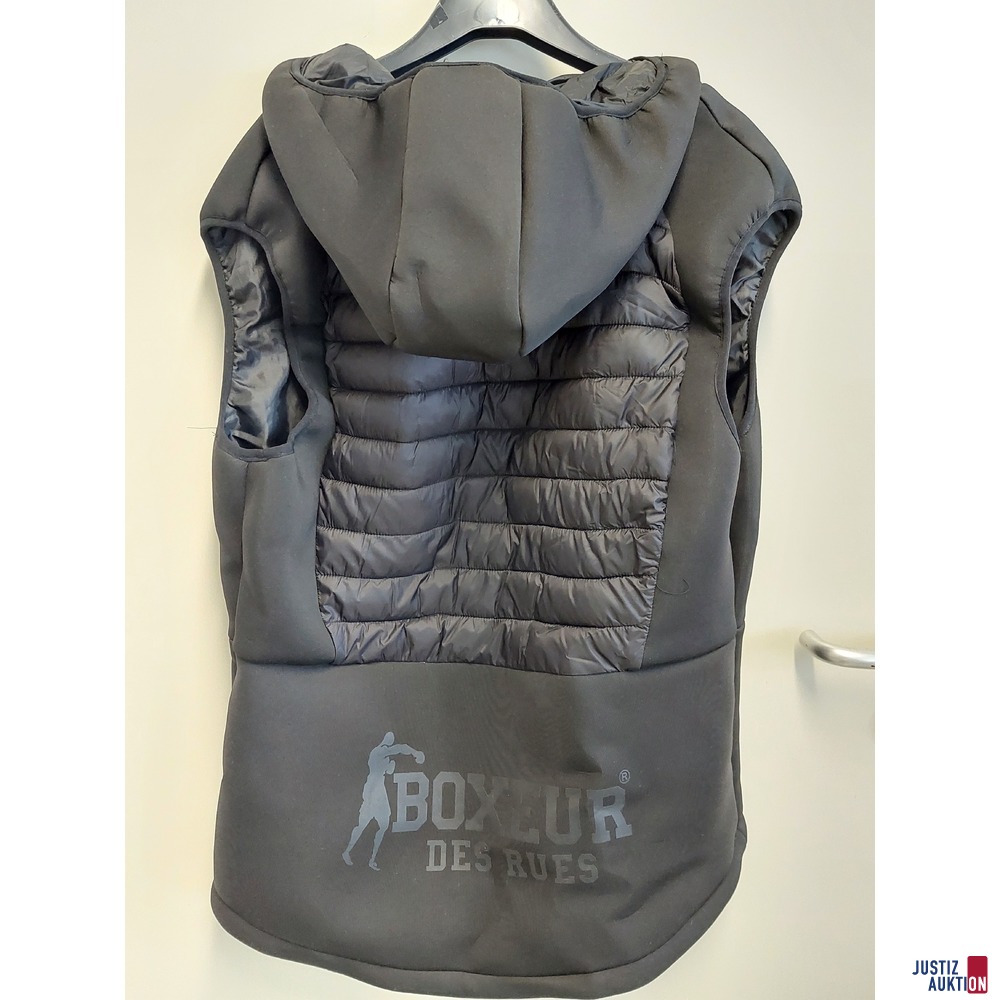 Ärmellose Kapuzenjacke der Marke Boxeur Des Rues Serie Exclusive  Größe XL neuwertig