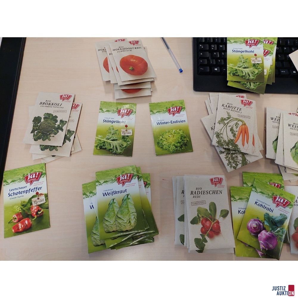 101 Pkg. Gemüsesamen der Marke Ja! Natürlich