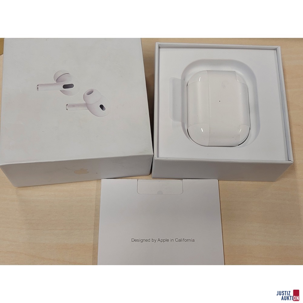 AirPods Pro &lpar;2nd generation&rpar; der Marke Apple Seriennummer&colon; GTXVL63PY9 in Originalverpackung Neuwertig