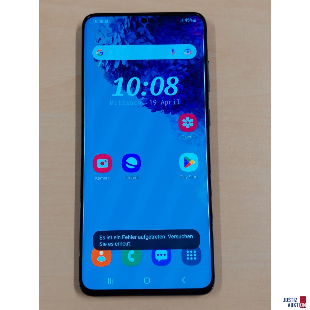 Handy der Marke Samsung Galaxy S20+ gebraucht/Gebrauchsspuren vorhanden