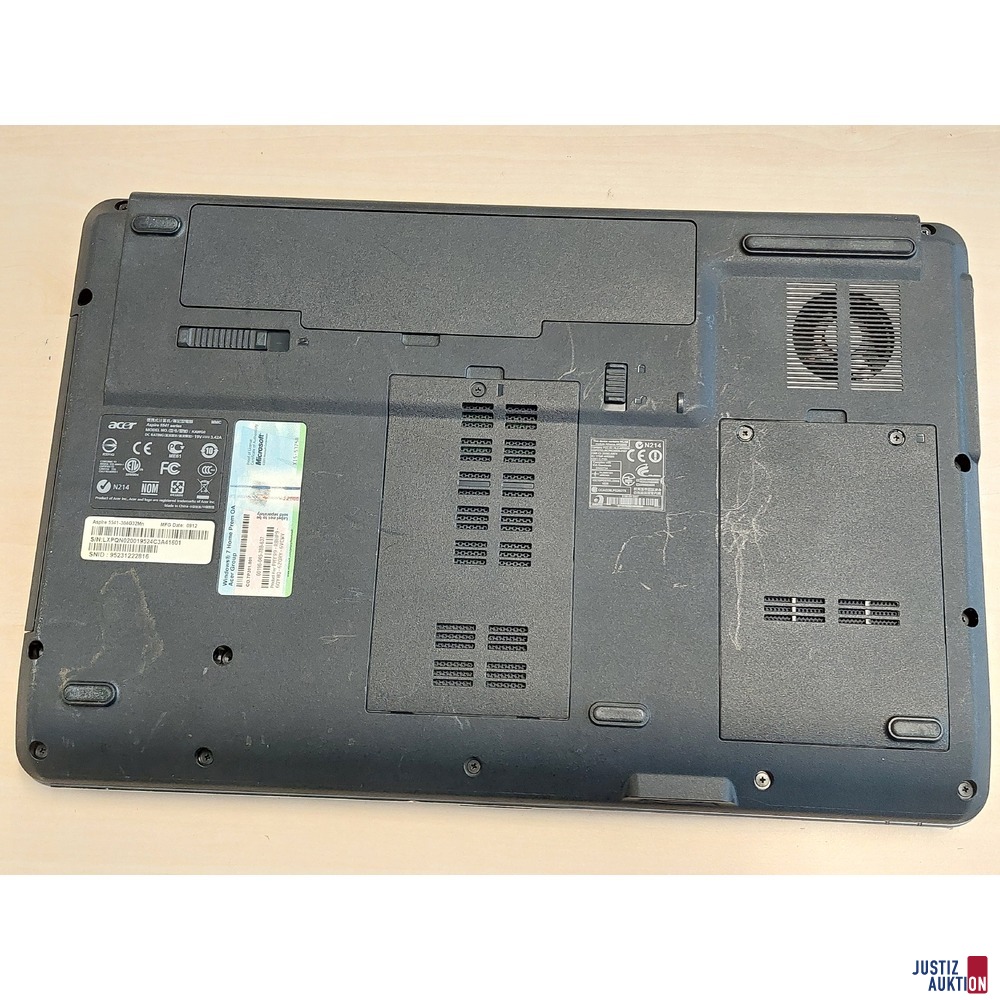 Laptop der Marke Acer - Modellnummer: KAVG0 Espire 5541-304G32Mn
