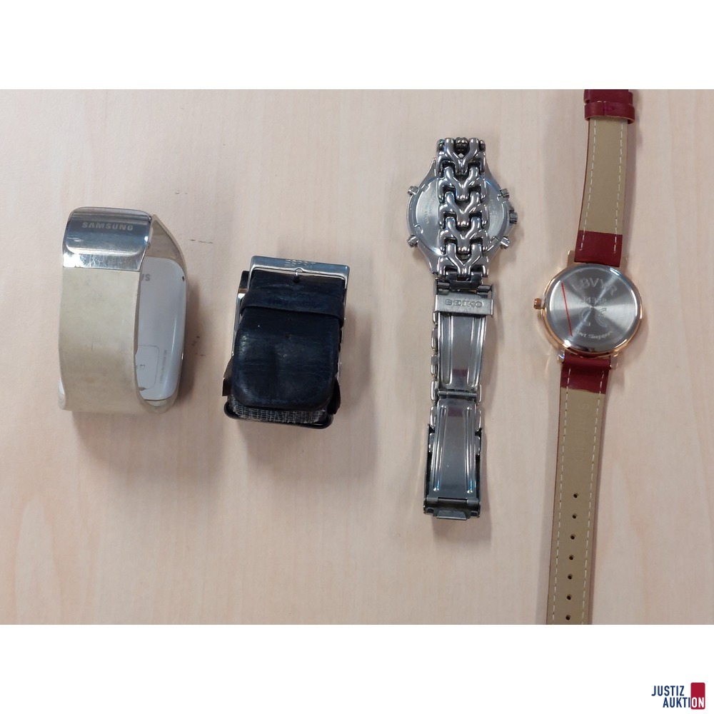 Herrenarmbanduhr Seiko Quartz Chronograph u.a.