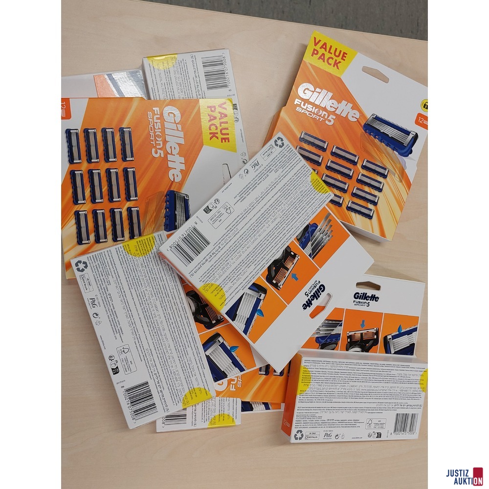 8 St&uuml;ck 12er Packungen Rasierklingen der Marke Gilette