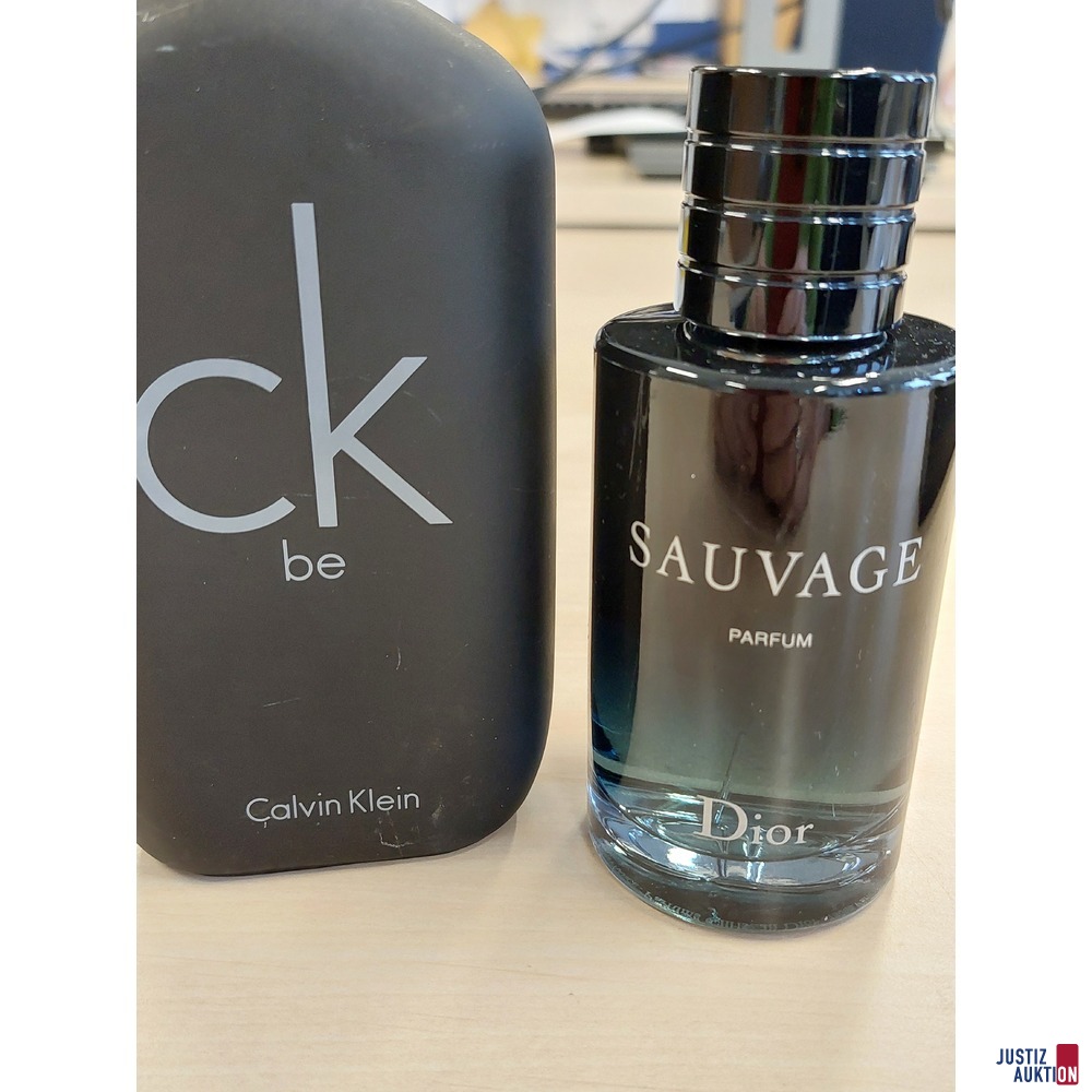 2 angebrochene Tester Parfum der Marke CK-Be u.a.