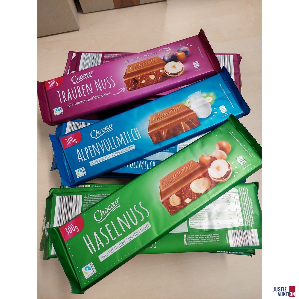 30 x Choceur Schokoladen von Hofer/Aldi je 300g
