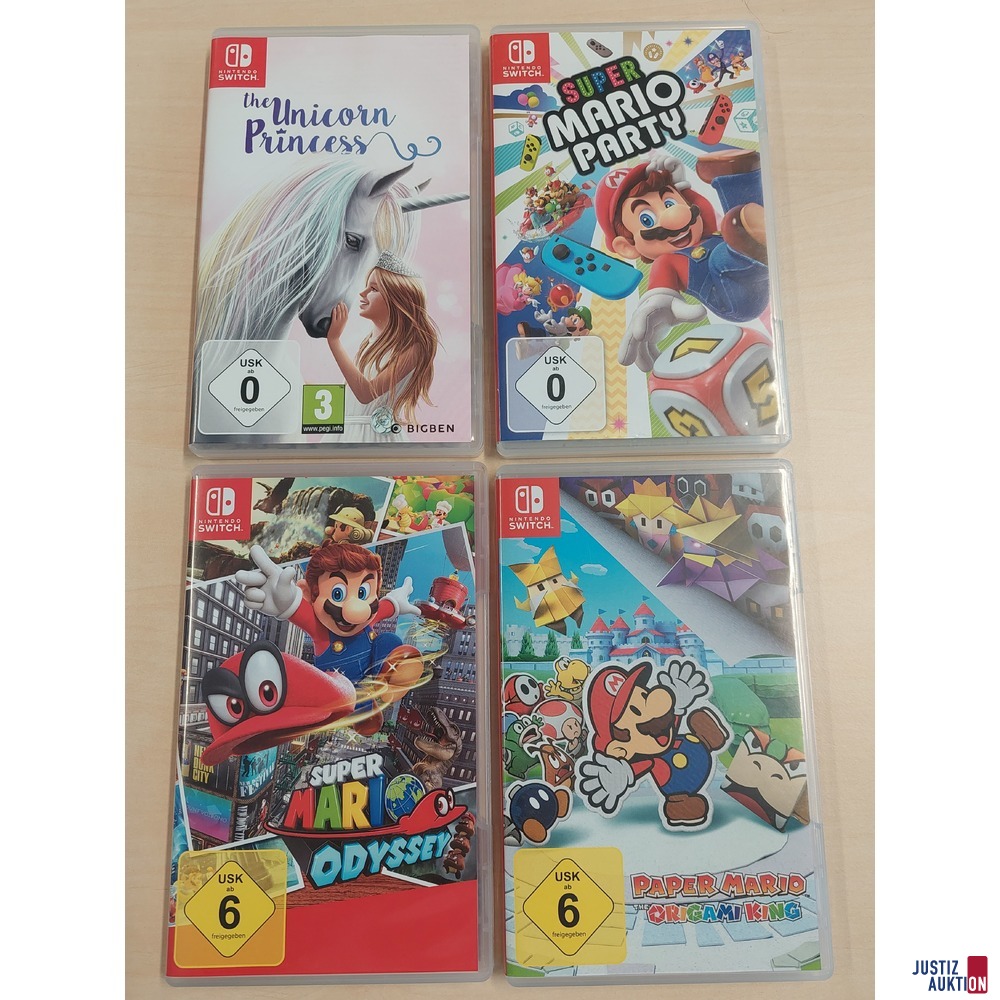 4 Nintendo Switch Spiele