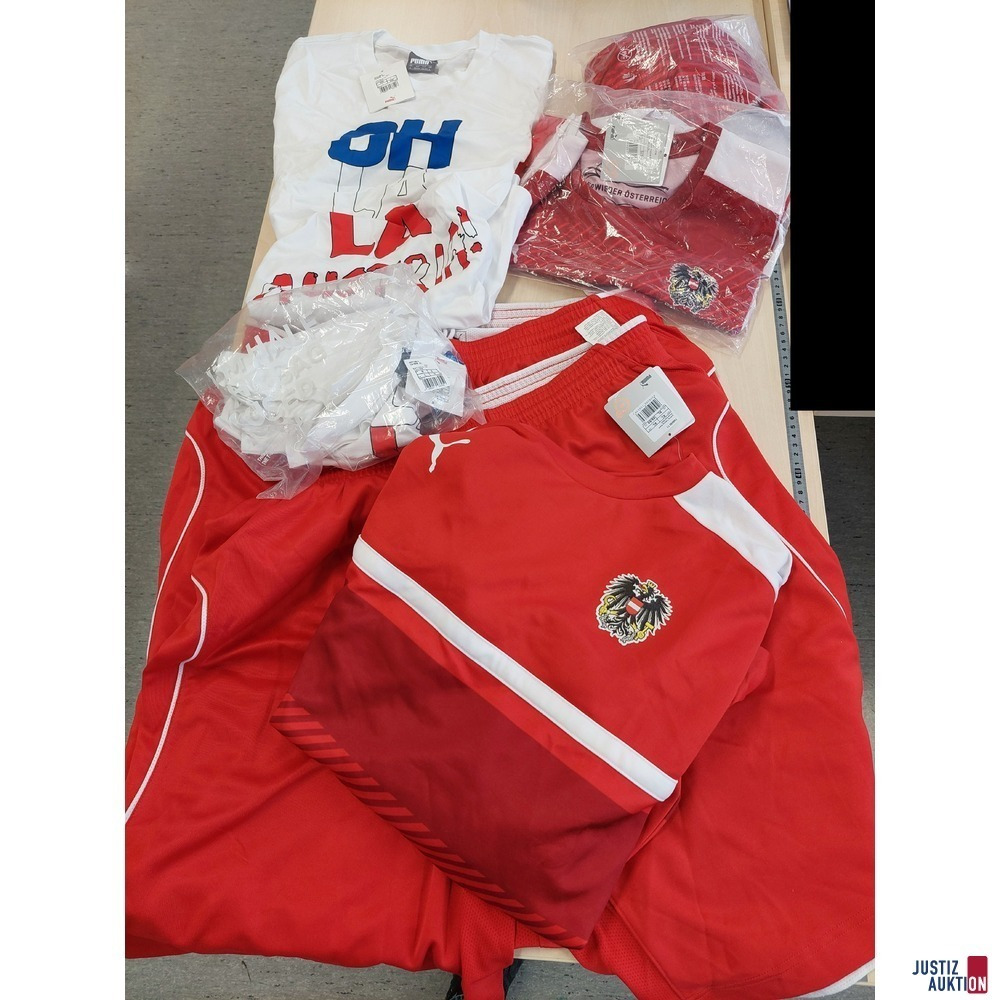 Konvolut der Marke Puma &Ouml;FB &Ouml;sterreich Bekleidung