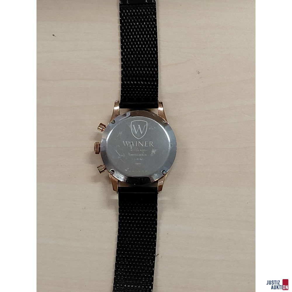Herrenarmbanduhr der Marke Wainer