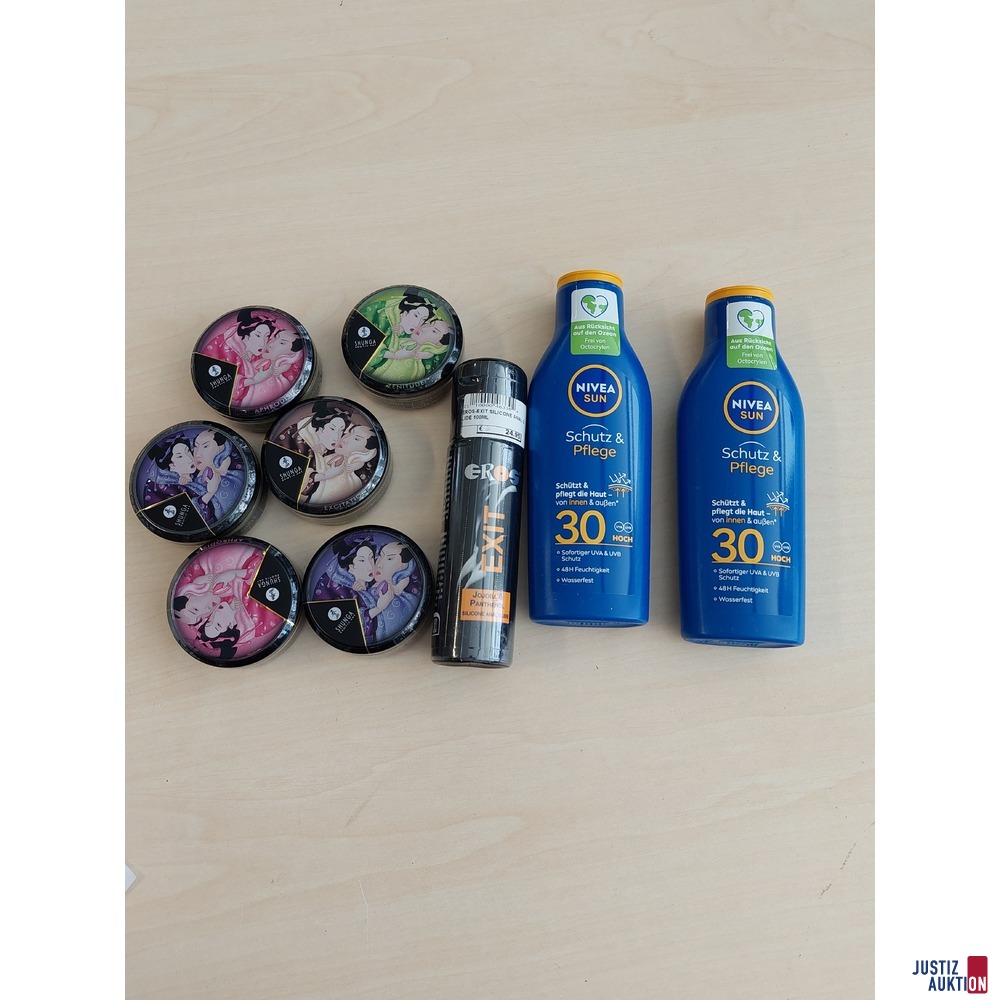 Gleitgel der Marke Eros Exit 100ml u.a.