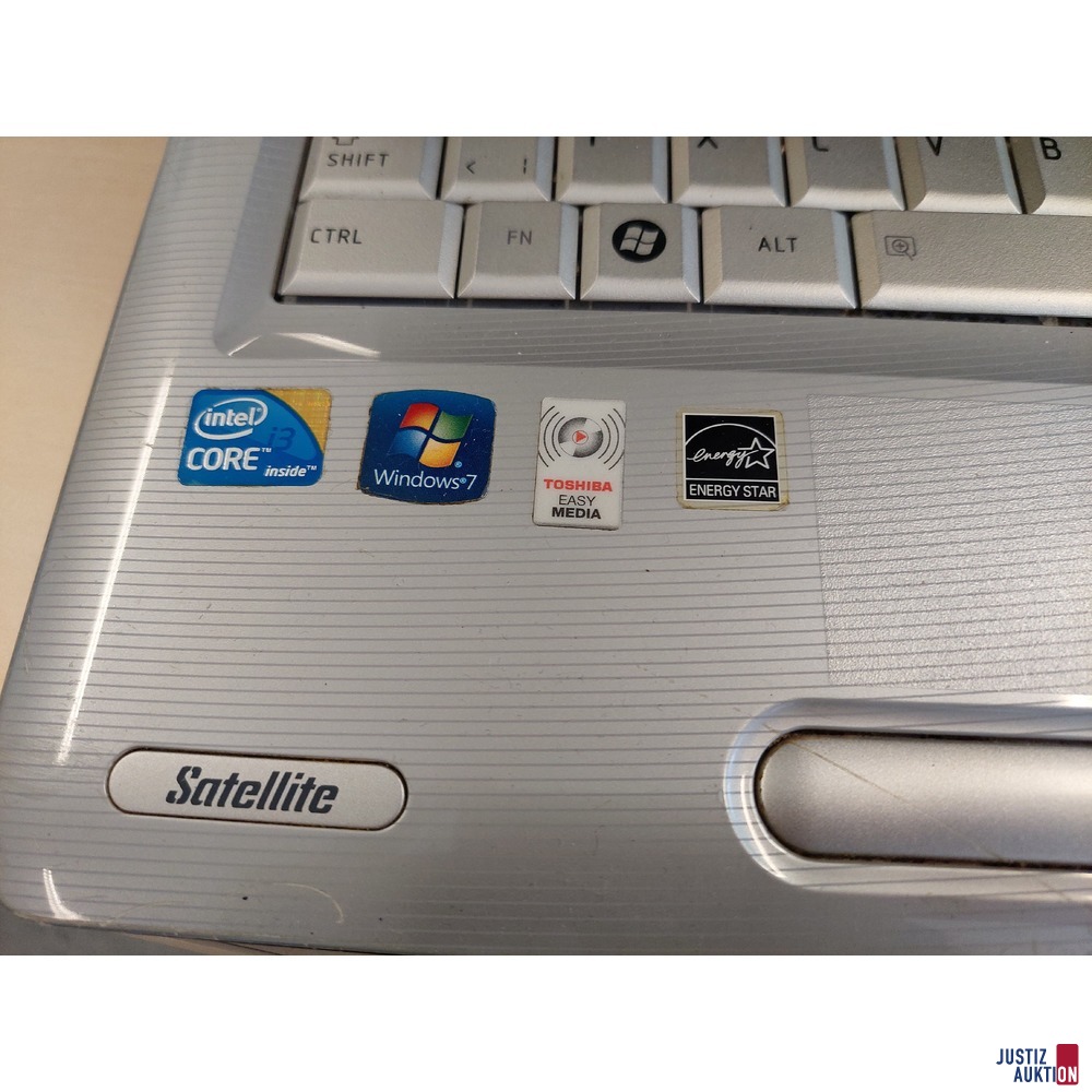 Laptop der Marke Toshiba Model: Satellite L550-207