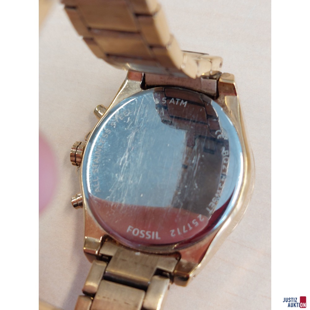 Herrenarmbanduhr der Marke Fossil