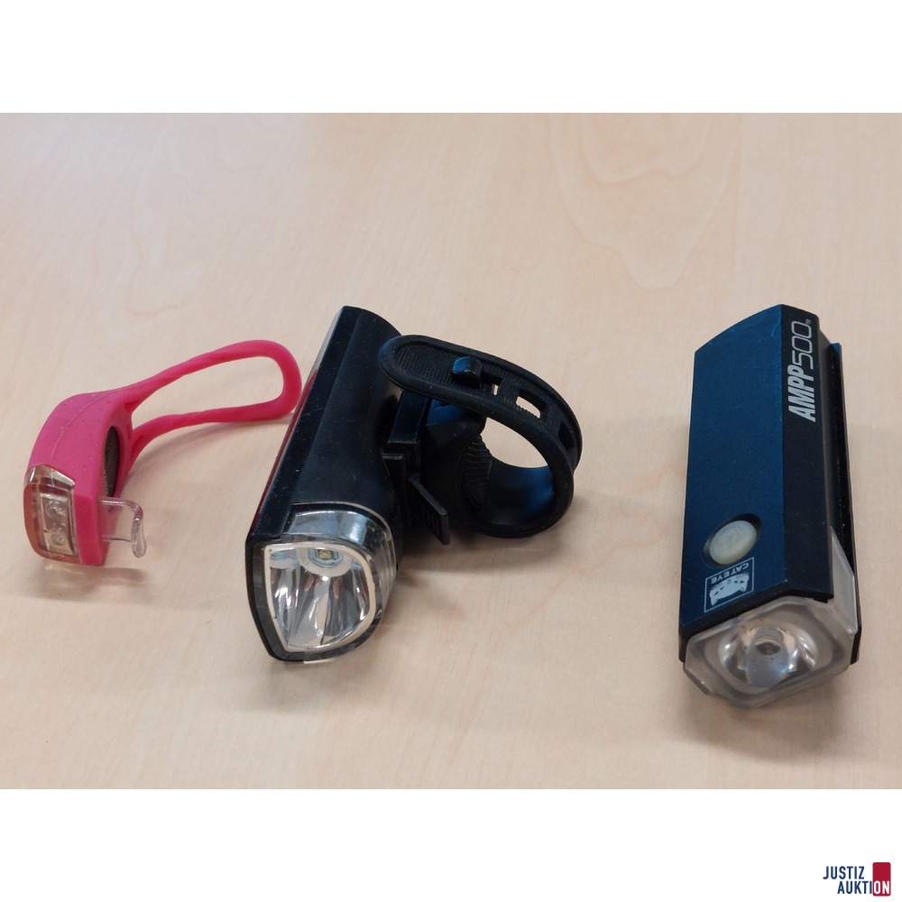 Fahrradlicht der Marke AMPP500 Cateye HL-EL085RC u.a.