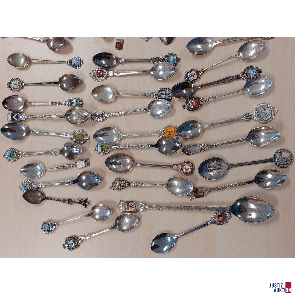 50 Stück Souvenir Wappenlöffel