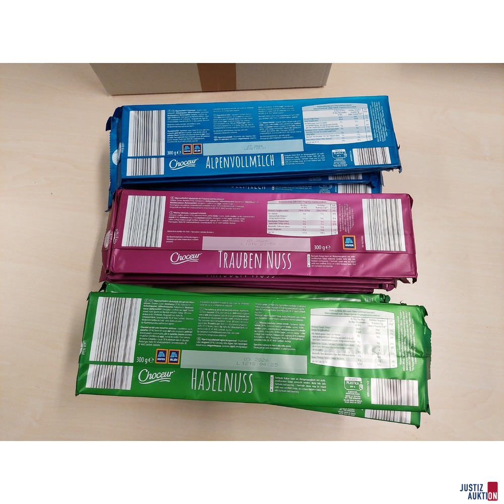 30 x Choceur Schokoladen von Hofer/Aldi