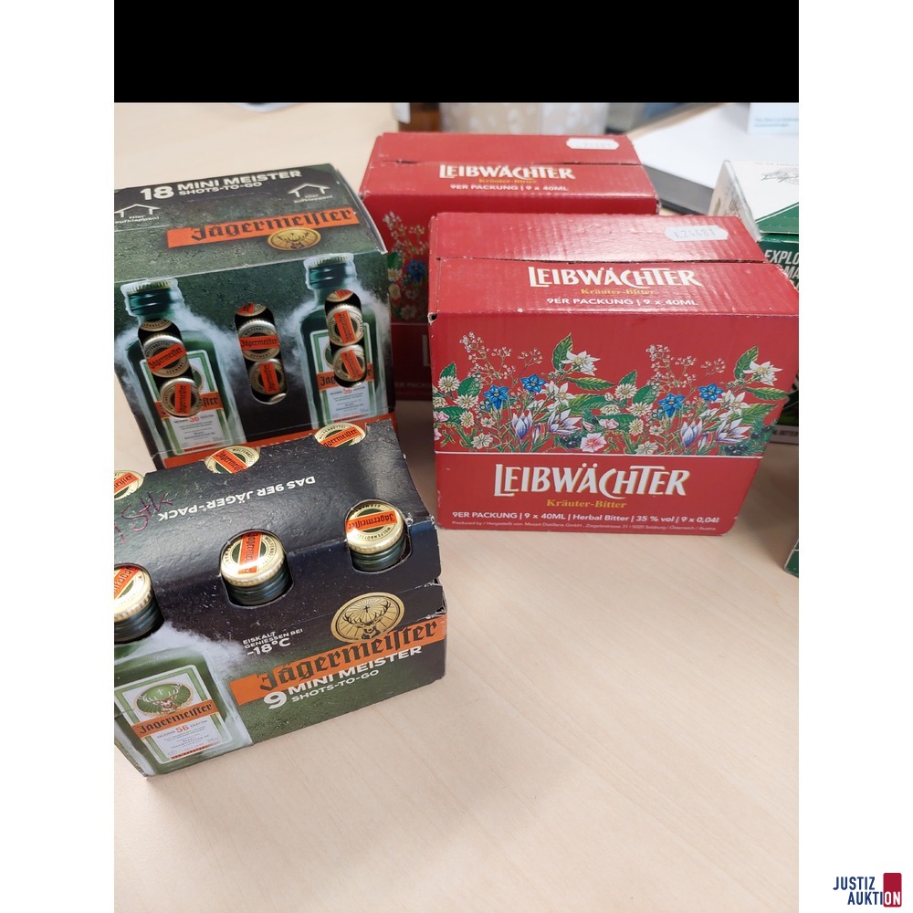 Konvolut an Magenbitter-Schn&auml;pse