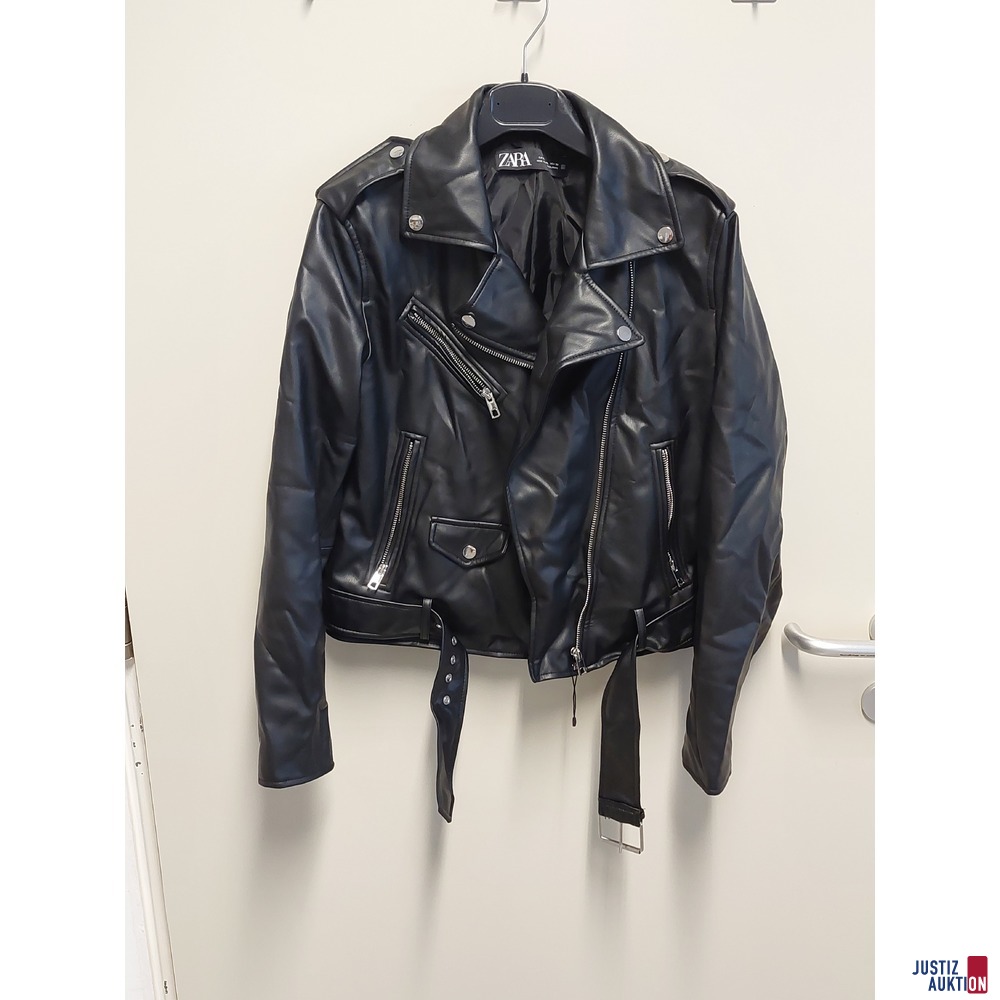Kunstleder Damenjacke der Marke ZARA Gr. XL NEU