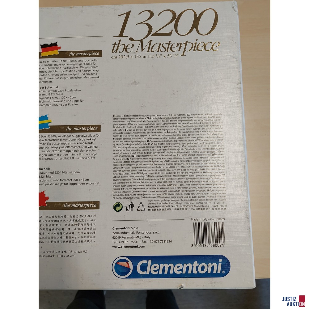 Clementoni Puzzle New York The Masterpiece 13200 Teile
