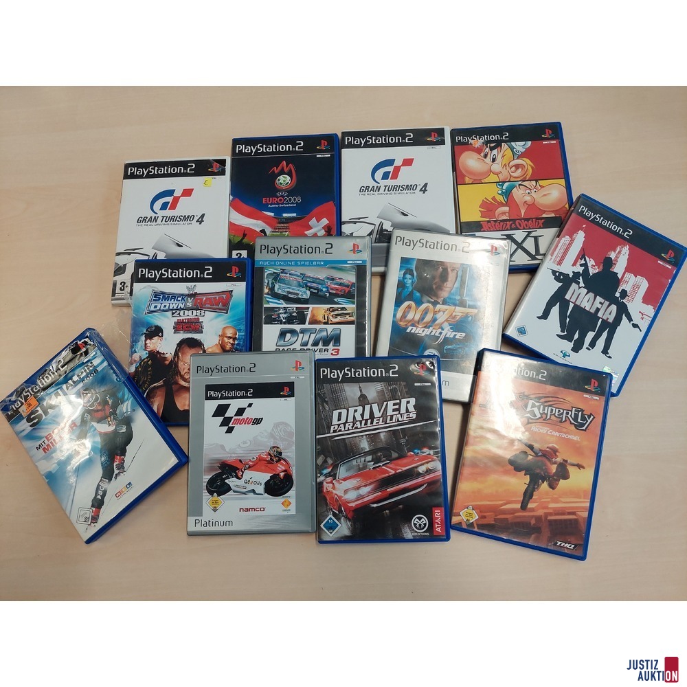 12 diverse Playstation 2 Spiele