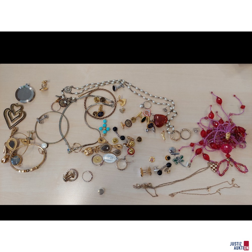 Konvolut an diversen Modeschmuck
