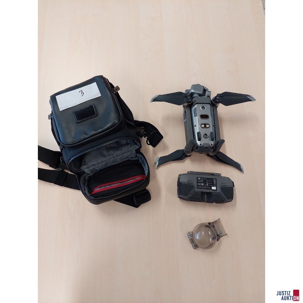 Drohne der Marke DJI Mavic 2 Model RC1A 169788 Justiz Auktion