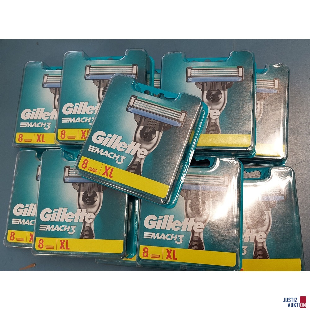 11 8er Packungen Rasierklingen der Marke Gilette Mach3 XL NEU und originalverpackt