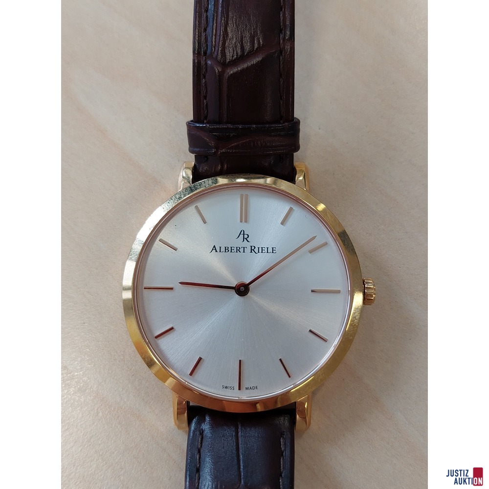 Herrenarmbanduhr der Marke Albert Riele