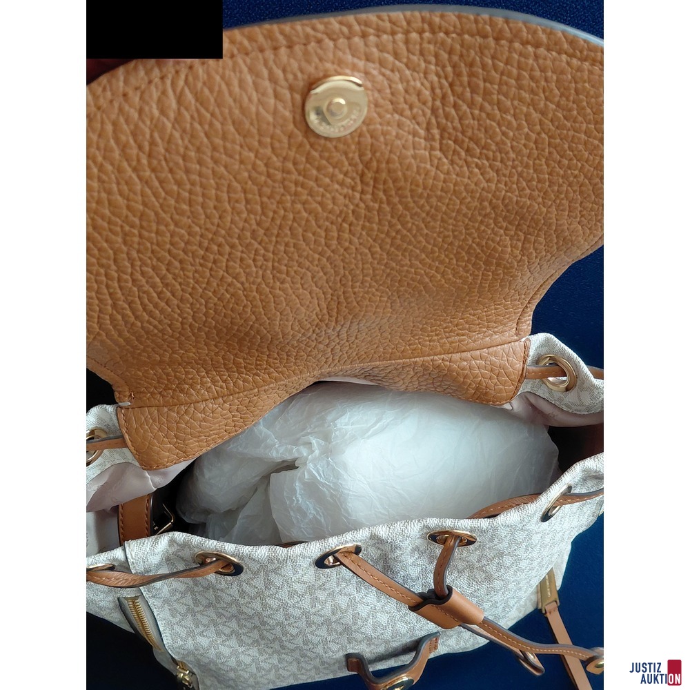 Michael Kors Rucksack beige&sol;wei&szlig;