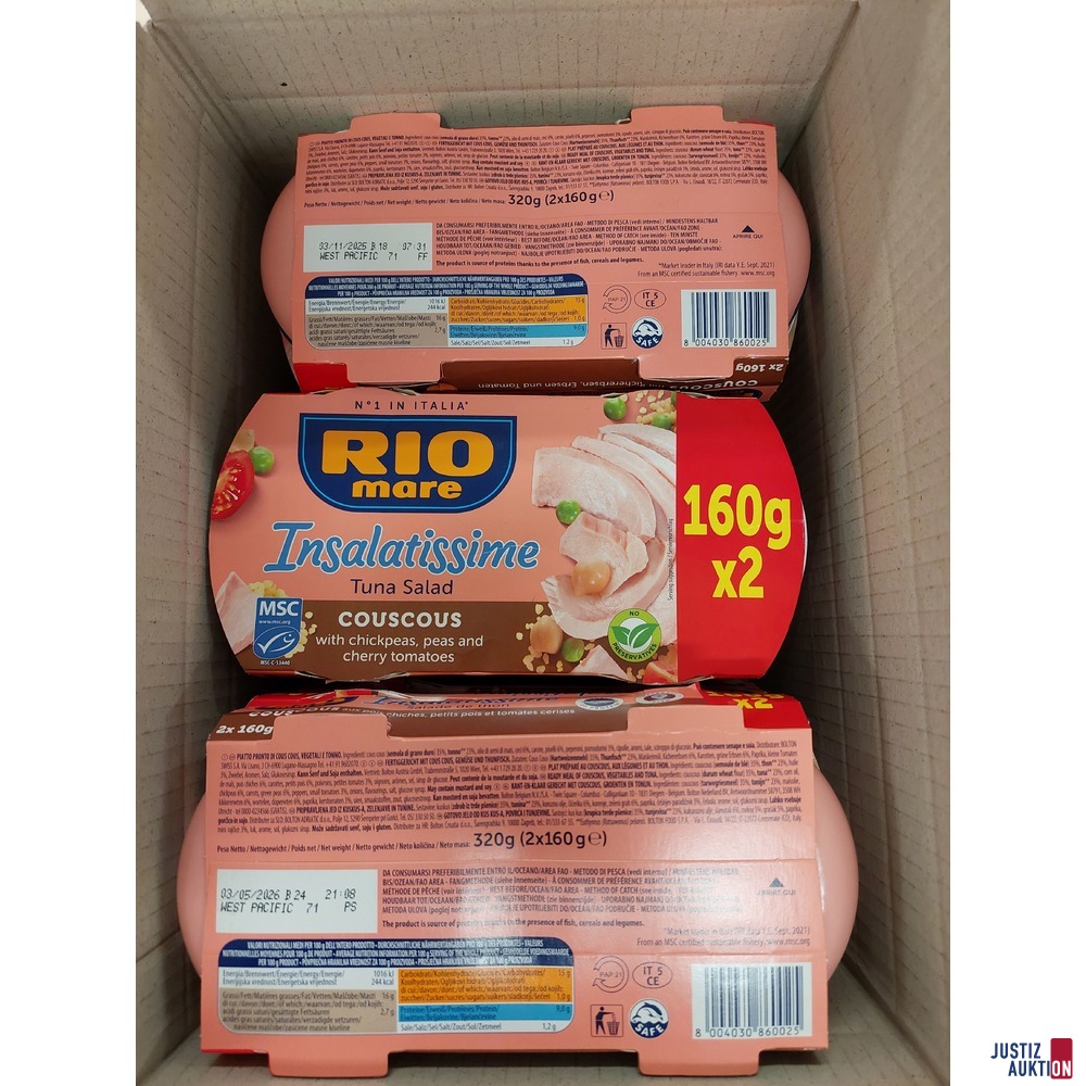 11 x 2er Packungen Rio Mare Thunfischsalat Couscous 2 x 160g