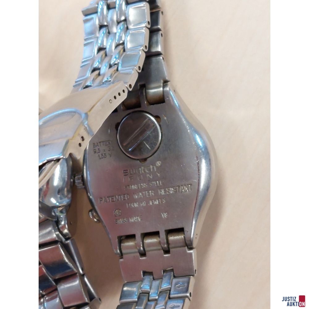 2 Herrenarmbanduhren der Marke Swatch