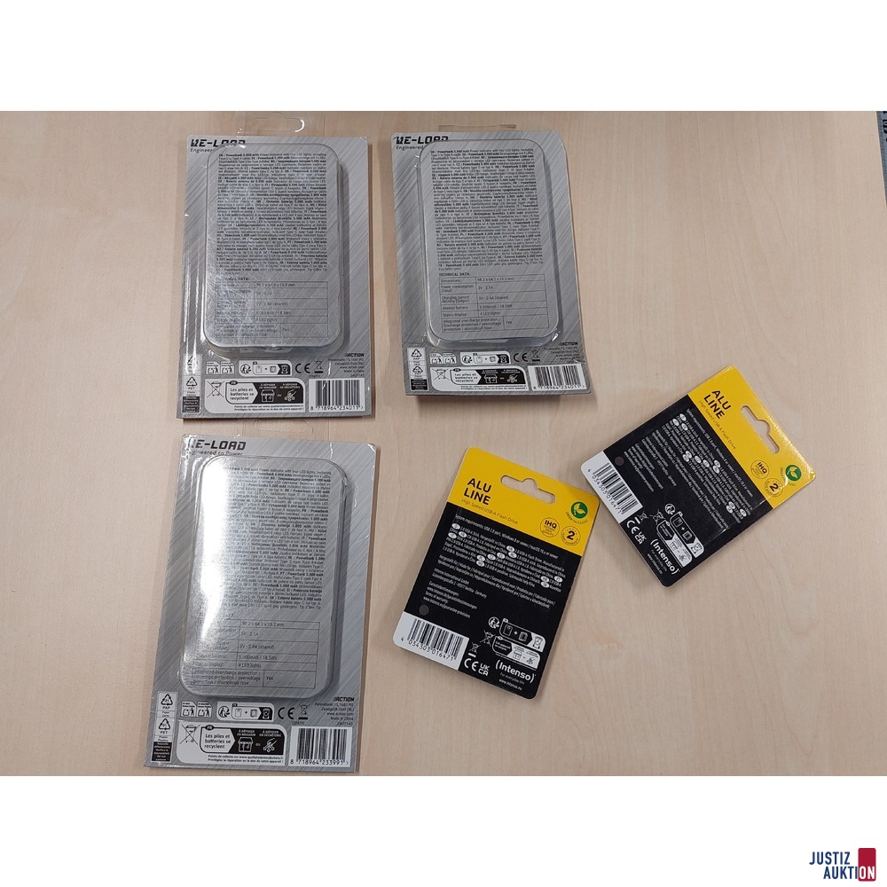 2 USB-Sticks der Marke ALU LINE Intenso 64 GB u&period;a&period;