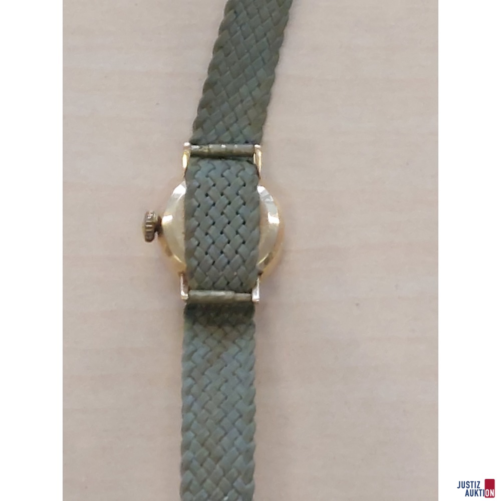 Damenarmbanduhr der Marke Lanco 18 Karat Gelbgold 3,5 g