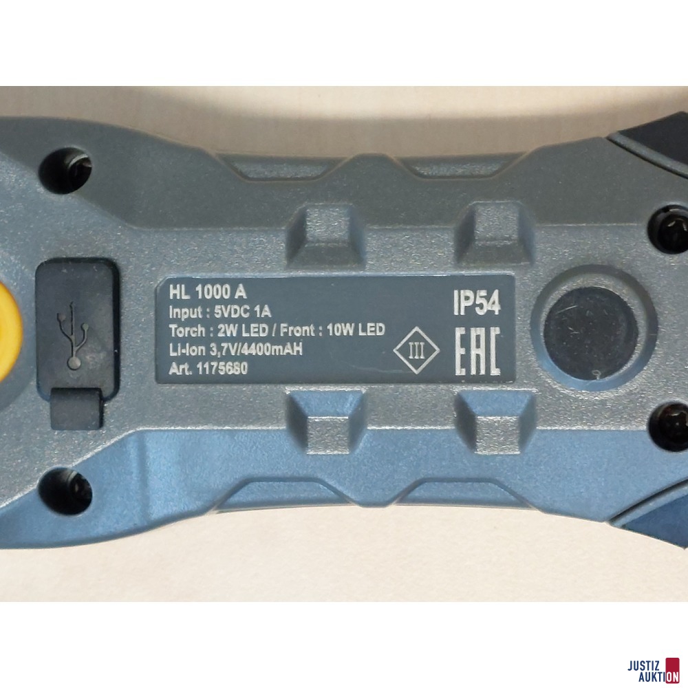 3 LED Akku Handleuchten der Marke Brennstuhl HL 1000 A