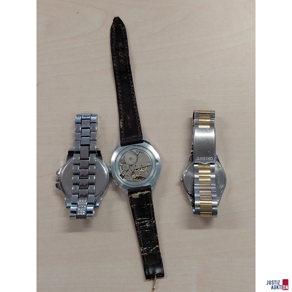 Konvolut Herrenarmbanduhren