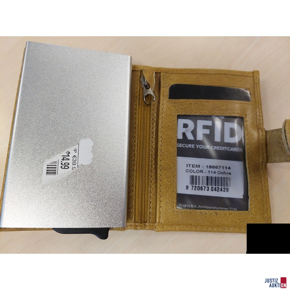 Karten-, Münzfach-, Geldbörsenetui NEU u.a.