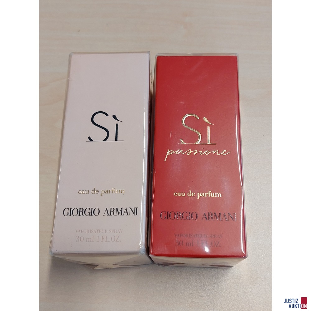 Eau de Parfum der Marke Giorgio Armani Si u.a.