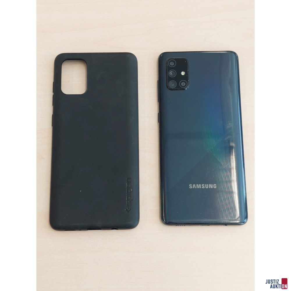 Handy der Marke Samsung Galaxy A71 gebraucht/Gebrauchsspuren vorhanden