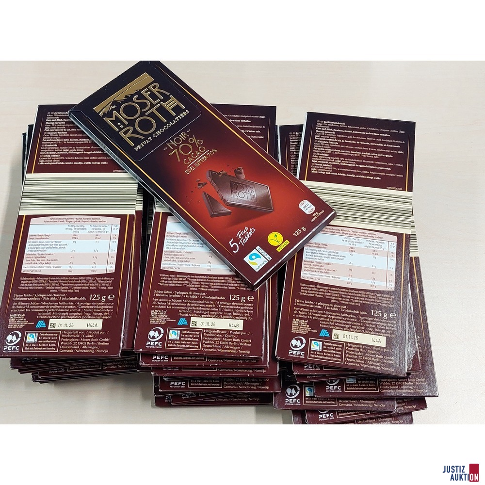 26 x Moser Roth Schokoladen von Hofer/Aldi