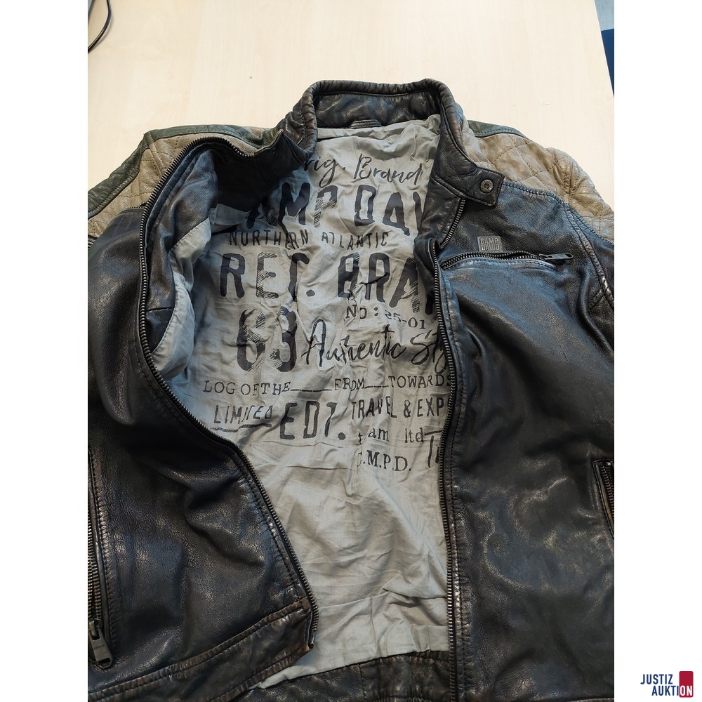 Lederjacke der Marke Camp David Gr. XL