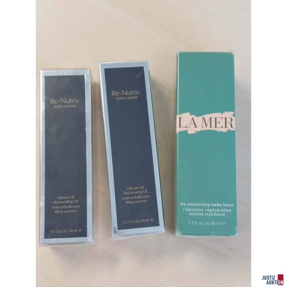 Feuchtigkeitsfluid der Marke La Mer 50 ml u.a.