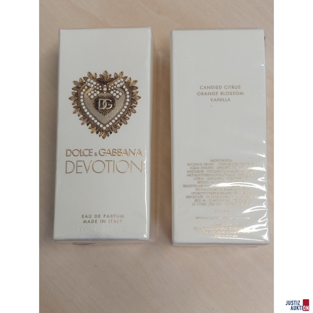 2 Stück Eau de Parfum der Marke Dolce &amp; Gabbana