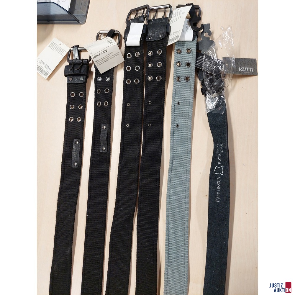 6 Herreng&uuml;rtel in den L&auml;ngen 120&comma;125&comma;140&comma;160 cm