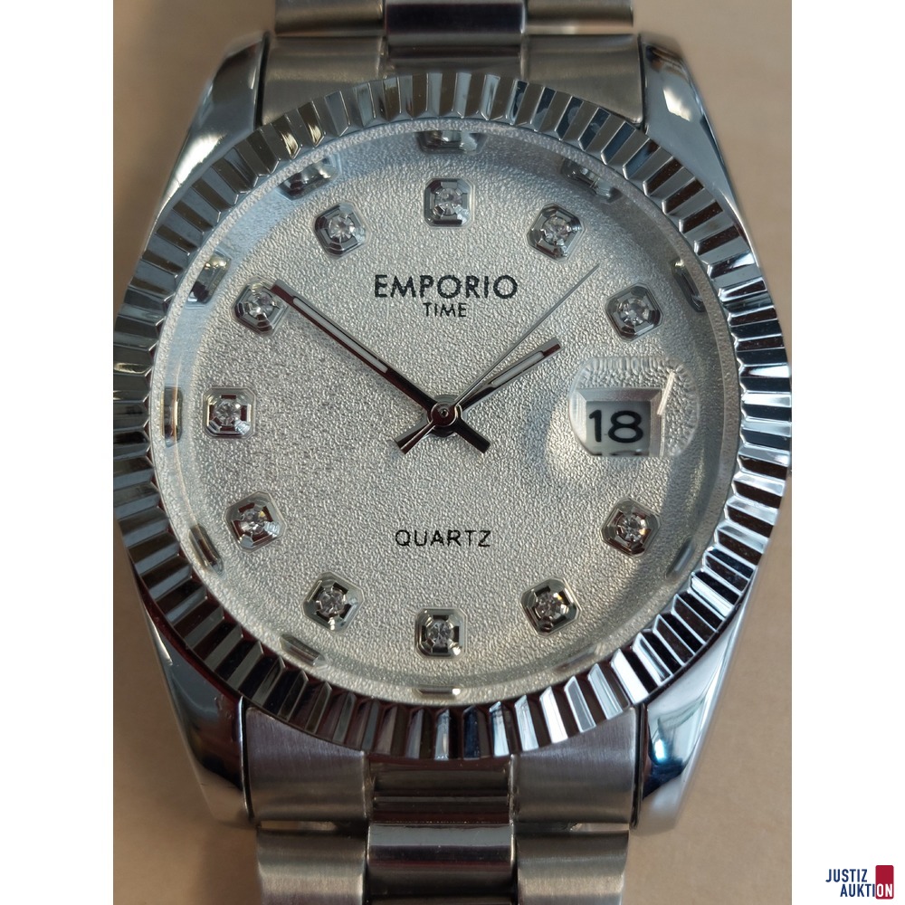 Herrenarmbanduhr der Marke Emporio Time