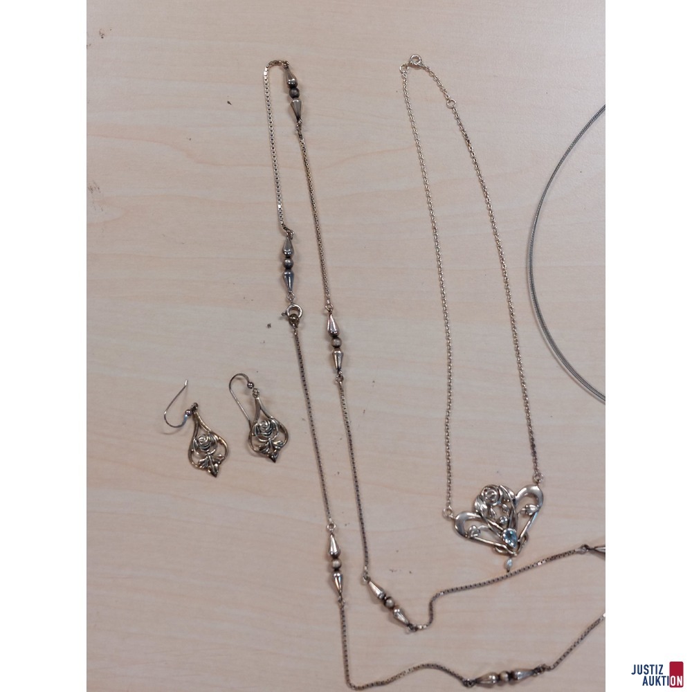 Silberschmuck 925 &permil; punziert 28&comma;1 g