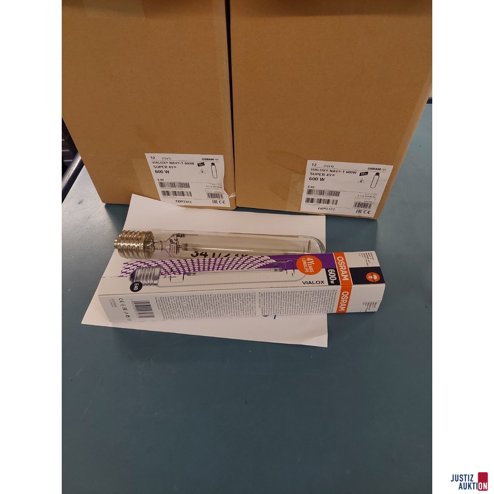 26 Natriumdampflampen der Marke OSRAM - 600 W